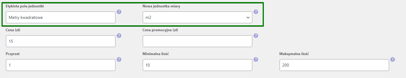 Kalkulator Jednostek - podanie nowej jednostki miary dla paneli podłogowych w sklepie